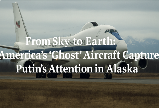 From Sky to Earth: America’s ‘Ghost’ Aircraft Captures Putin’s Attention in Alaska